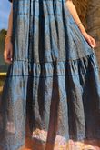 The Tallulah Midaxi Dress Paisley Navy